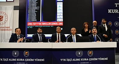 TTK'da işe başlayacak 100 kişi kura ile belirlendi