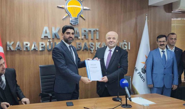 Karabük'te ilk aday adaylığı başvurusu Yıldırım'dan