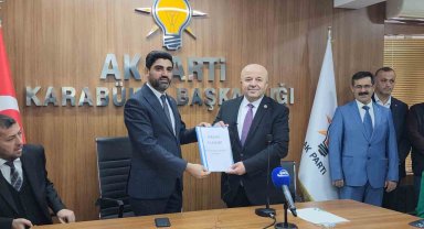 Karabük'te ilk aday adaylığı başvurusu Yıldırım'dan