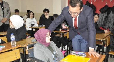 Odabaşoğlu Atatürk Anadolu Lisesinde incelemede bulundu