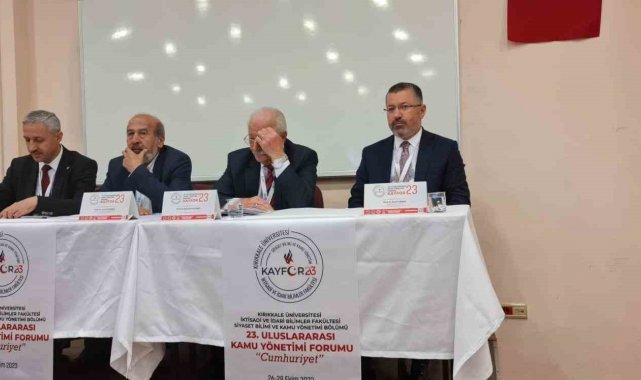 Rektör Kırışık, 23. Uluslararası Kamu Yönetimi Forumuna katıldı