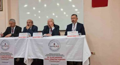 Rektör Kırışık, 23. Uluslararası Kamu Yönetimi Forumuna katıldı