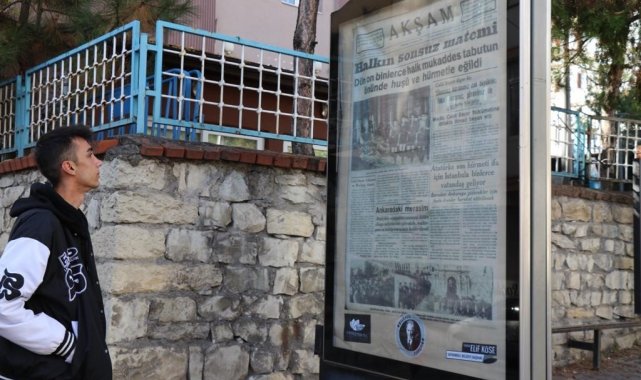 Safranbolu, sokakları 10 Kasım 1938'in gazete manşetleriyle donattı