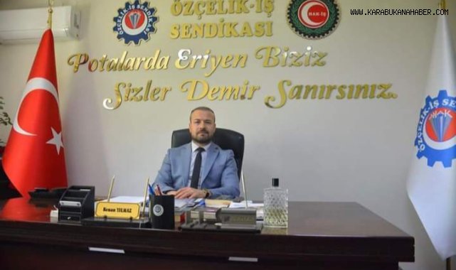 ÖZÇELİK İŞ KARABÜK ŞUBE BAŞKANI KENAN YILMAZ'DAN İEP'LİLERE KADEME MÜJDESİ