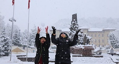 Karabük'ün iki ilçesinde taşımalı eğitime kar engeli