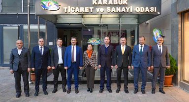 KBÜ Rektörü Kırışık'tan Karabük'te iş birliği görüşmeleri