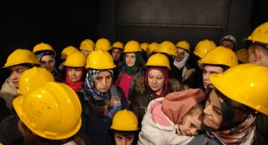 Maden ocağında duygu dolu anlar