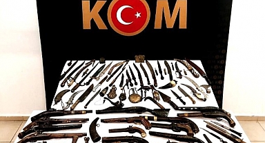 Tarihi eser operasyonunda 123 adet obje ele geçirildi