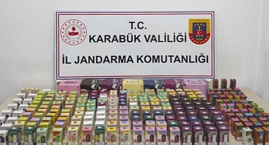 Karabük'te kaçak elektronik sigara operasyonu