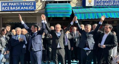 Başkan adayı Karakaş'a Yenice'de miting gibi karşılama