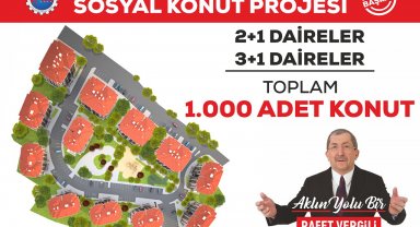 Başkan Vergili'den bin konutluk proje