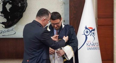 Görevde yükselen akademisyenlere belgeleri takdim edildi