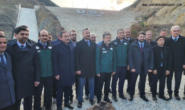 Bakan Yumaklı Haslı Barajı'nda incelemede bulundu