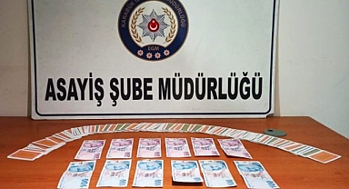 Kumar oynarken yakalanan 5 kişiye para cezası kesildi