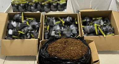 Karabük'te 58 bin makaron ile 22 kilogram tütün ele geçirildi