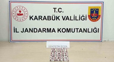 Karabük'te 126 adet sentetik hap ele geçirildi