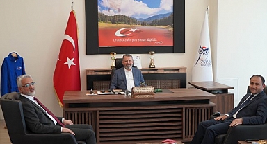 KBÜ Rektörü Prof. Dr. Fatih Kırışık Orman Fakültesini ziyaret etti
