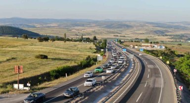Kemikli Rampaları'nda tatil dönüşü yoğunluğu sürüyor