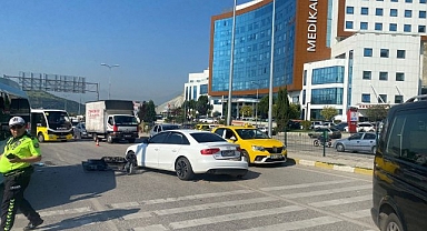 Zincirleme kaza kamerada: 1 yaralı
