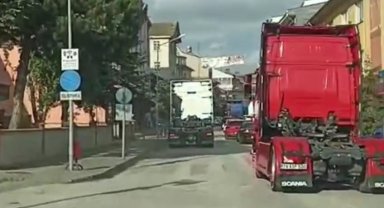 Düğün konvoyundaki 3 tır sürücüsüne 32 bin 344 lira ceza