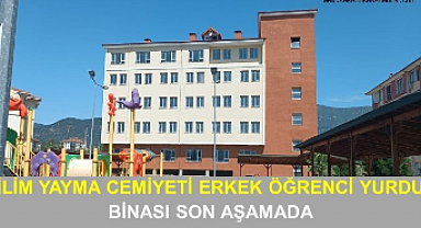 İlim Yayma Cemiyeti Erkek Öğrenci Yurdu Binası Son Aşamada