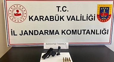 Ruhsatsız tabanca ile yakalanan 3 kişi serbest kaldı