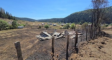 Karabük'teki iki yangından biri söndürüldü