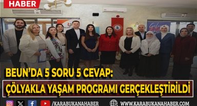 BEUN’da “5 Soru-5 Cevap: Çölyakla Yaşam” Programı