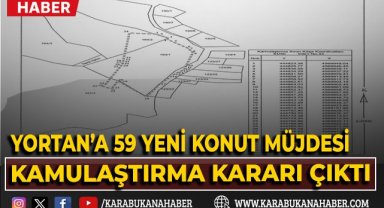 Yortan'a 59 yeni konut müjdesi! Kamulaştırma kararı cumhurbaşkanı onayıyla çıktı