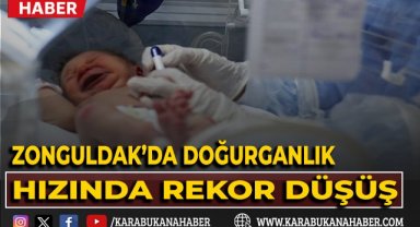 Zonguldak’ta doğurganlık hızı azalıyor; 2024’te doğan bebek sayısı 4 bin 90 oldu