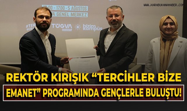 Rektör Kırışık,