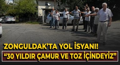 Zonguldak'ta yol isyanı!