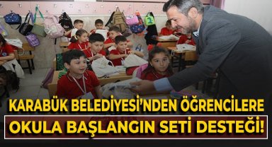 Karabük Belediyesi'nden öğrencilere 