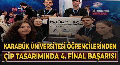 Karabük Üniversitesi öğrencilerinden çip tasarımında dördüncü final başarısı