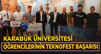 Karabük Üniversitesi öğrencilerinin TEKNOFEST başarısı