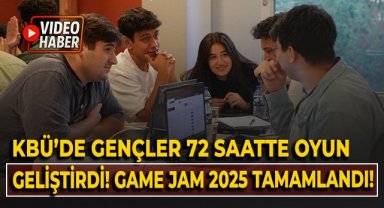 KBÜ'de gençler 72 saatte oyun geliştirdi! Game Jam 2025 tamamlandı!