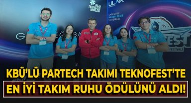 KBÜ Partech Takımı TEKNOFEST’te 
