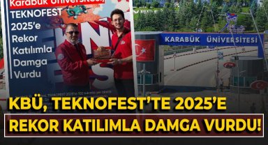KBÜ, TEKNOFEST 2025'e rekor katılımla damga vurdu