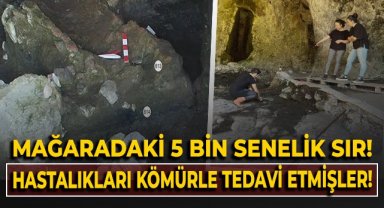 Mağaradaki 5 bin yıllık sır: Hastalıkları kömürle tedavi etmişler!