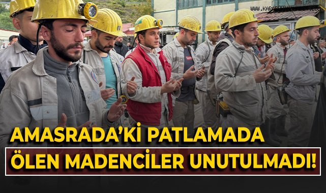 Amasra'daki patlamada ölen madenciler unutulmadı