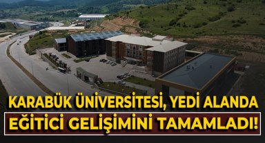 Karabük Üniversitesi, yedi alanda eğitici gelişimini tamamladı!