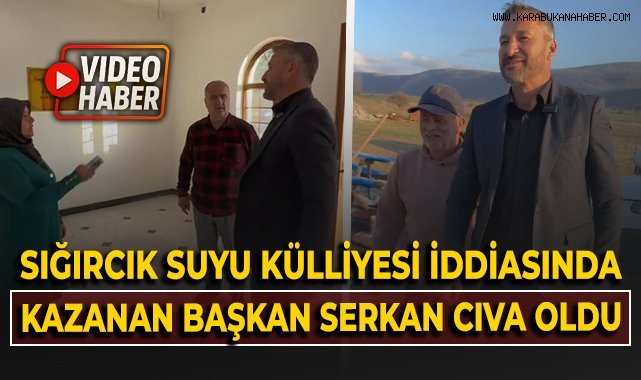 Sığırcık Suyu Külliyesi iddiasında kazanan Başkan Serkan Cıva oldu!