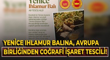 Yenice Ihlamur Balı, Avrupa Birliği'nde coğrafi işaret tescili aldı!