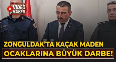 Zonguldak'ta kaçak maden ocaklarına büyük darbe!
