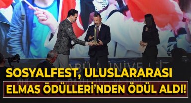 Sosyalfest, Uluslararası Elmas Ödülleri’nden ödülle döndü!