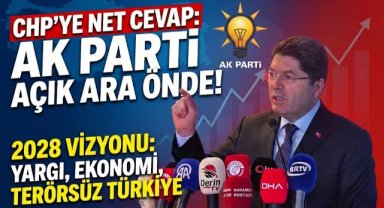 Adalet Bakanı Tunç: “AK Parti Açık Ara Birinci Partidir”