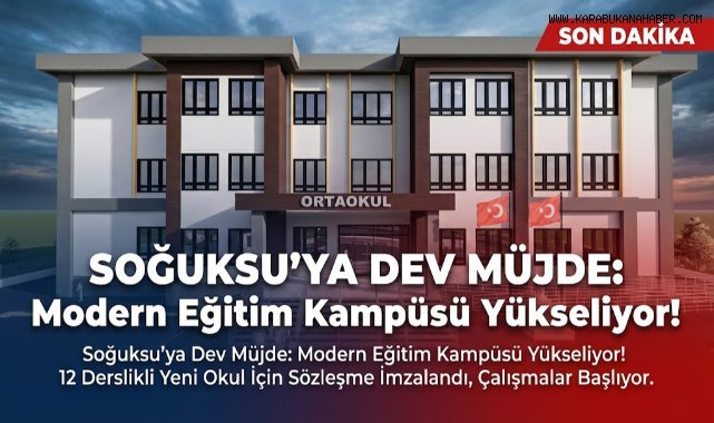 Karabük Soğuksu Mahallesi’ne 12 Derslikli Okul Yapılıyor