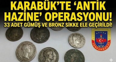 Karabük'te Antik Yunan sikkeleri ele geçirildi