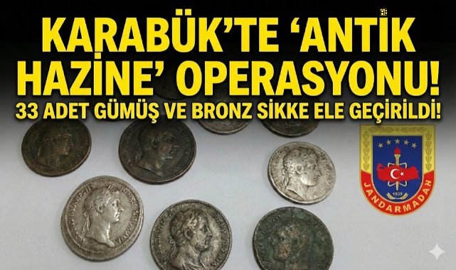 Karabük'te Antik Yunan sikkeleri ele geçirildi