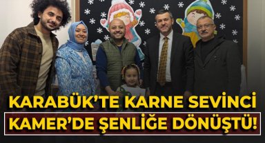 Karabük'te karne sevinci KAMER'de şenliğe dönüştü!